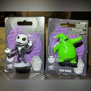 Disney Tim Burton’s NBC Jack Skellington & Oogie Boogie Mini Figure Figurine